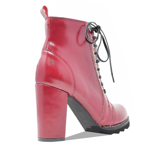 WOMEN'S CHUNKY HEELED BOOTIE - Picture 3 of 4